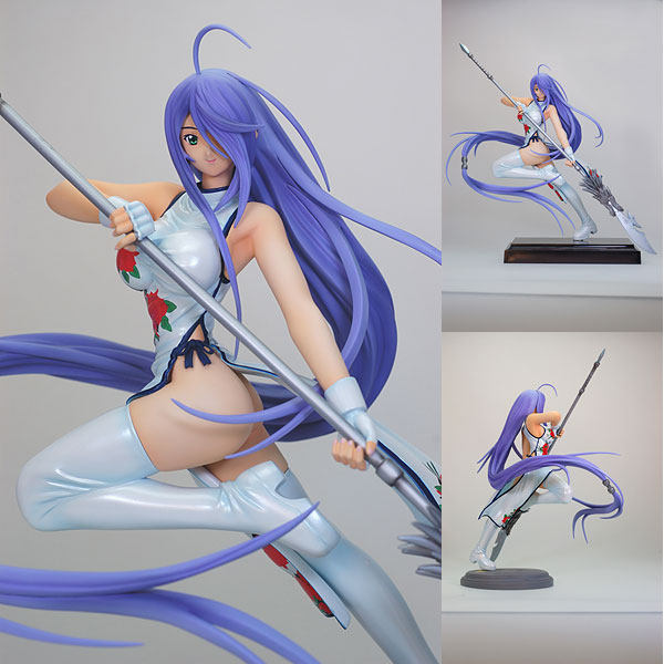 热血玩具模型手办 griffon 一骑当千 关羽云长 中国旗袍 白色版