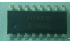 【昌胜电子】HT6818 3.3W双声道D类功放IC 全新原装 SOP-16