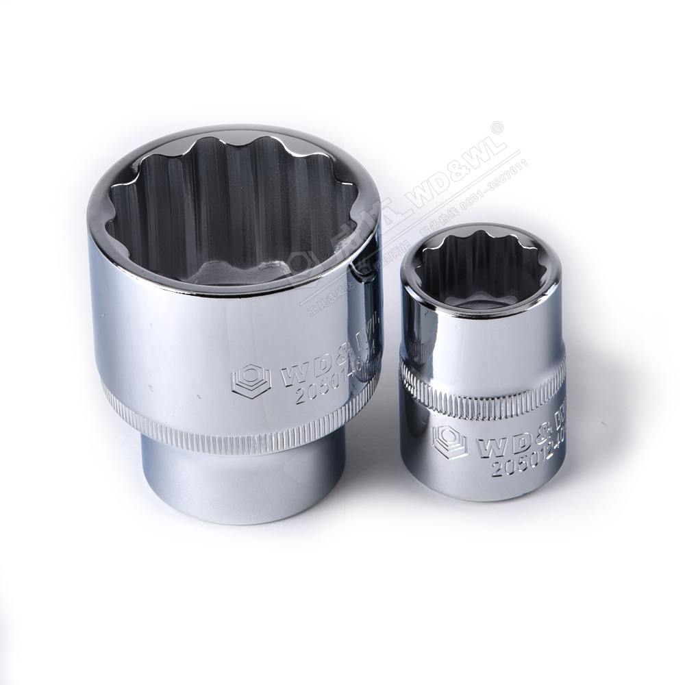 12角套筒 套头 威达20mm系列十二角短套筒3/4寸 威力工具厂家直销