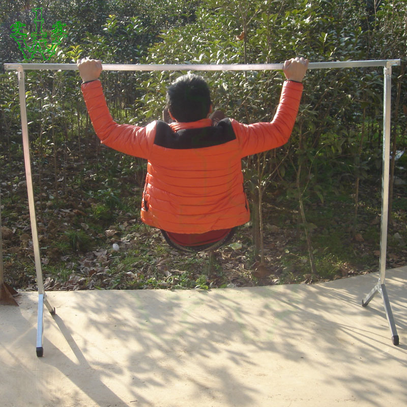 折叠单杆阳台加固晾衣架落地