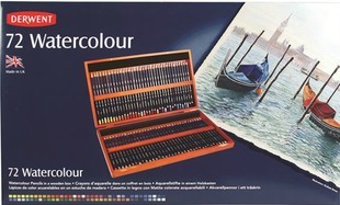 水溶彩色铅笔水墨彩专业彩铅得韵