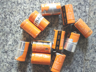 西门子 EPCOS 橙色 LL型 B41605系列 25v 6800uf 铜脚发烧电容