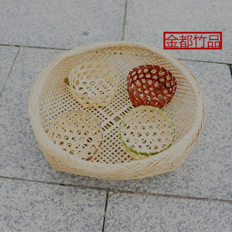 小竹筐鸡蛋竹制品装饰品箩筐