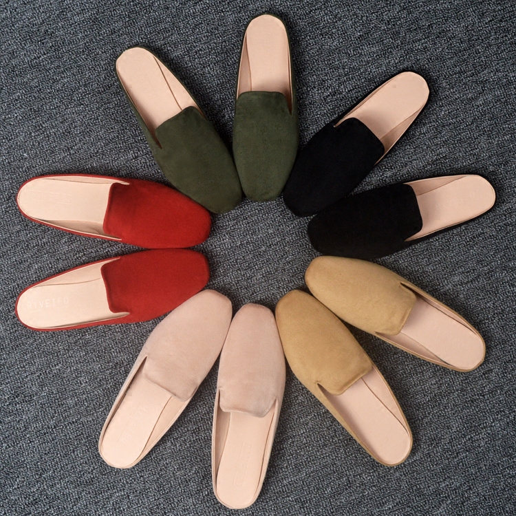 外穿包头半拖鞋女2022新款平底时尚懒人无后跟孕妇穆勒大码41-44在类目 女鞋, 拖鞋中 - 来自Buy2taobao.com提供专业的淘宝代购服务