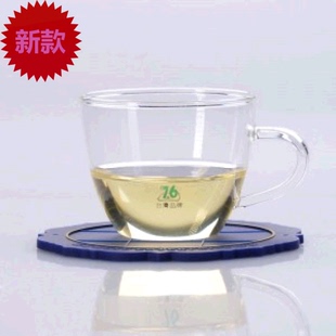 76小茶杯高中杯杯玻璃杯X 小6只硼玻璃家居茶道 80ML装