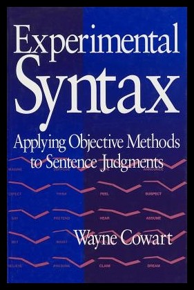 【预售】Experimental Syntax: Applying Objectiv