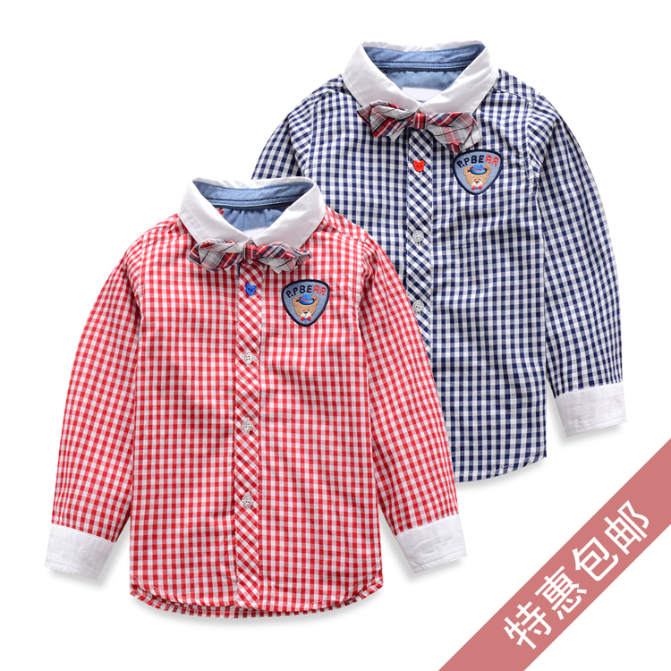 Chemise garcon à manche longue - Ref 2082769 Image 1