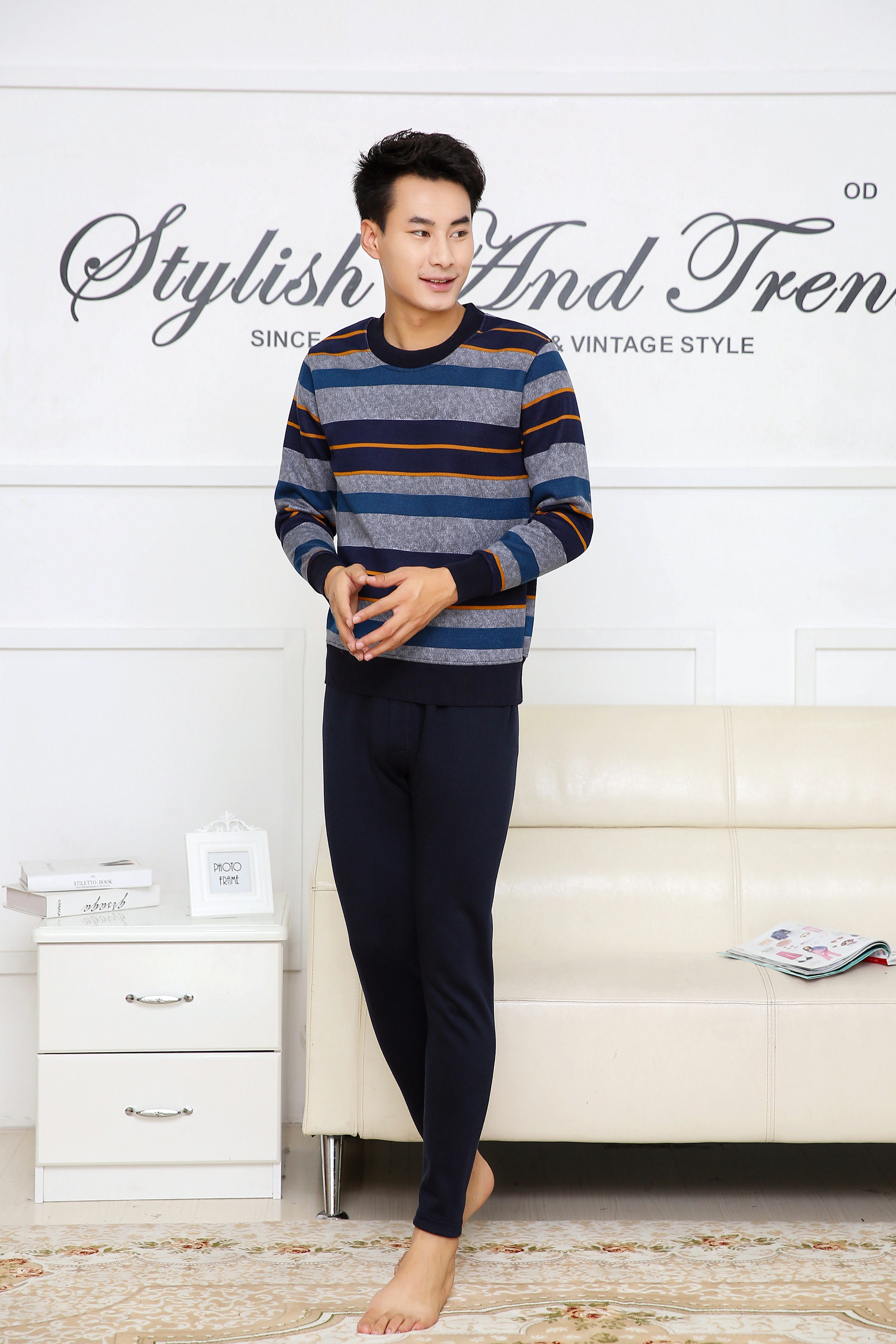 Sous-vêtement chaud GEILINIAO simple en coton - Ref 767362 Image 6