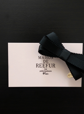 夏季新款日本发饰梨花经典蝴蝶结边夹刘海发夹黑色发卡汉服头饰女