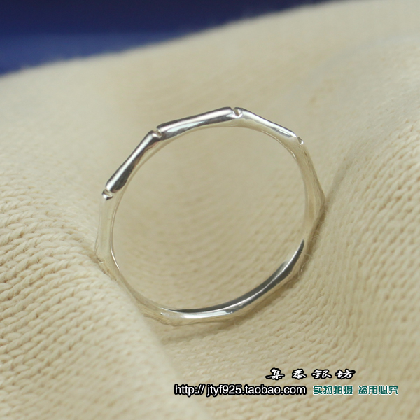 [集泰]竹子竹节s925纯银戒指女森系个性关节极细指环简约小指尾戒在类目 饰品/流行首饰/时尚饰品新, 戒指/指环中 - 来自Buy2taobao.com提供专业的淘宝代购服务