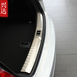 适用于2009-16款奥迪A4L专用不锈钢后备箱踏板AUDI A4L内置后护板