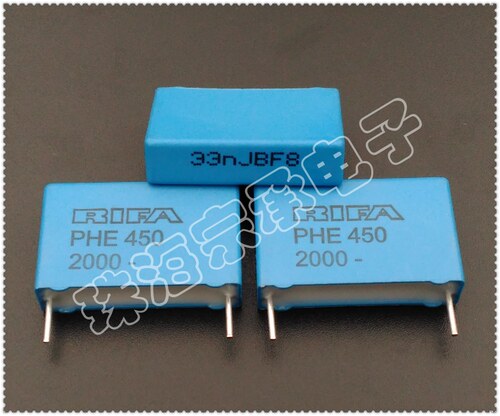 进口印尼 0.033uF 2000V RIFA PHE450 33nF 薄膜电容 333 p22.5
