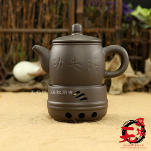 整套华氏功夫汤壶底座可加热保温药膳紫砂壶酒店餐厅大排档炖汤壶