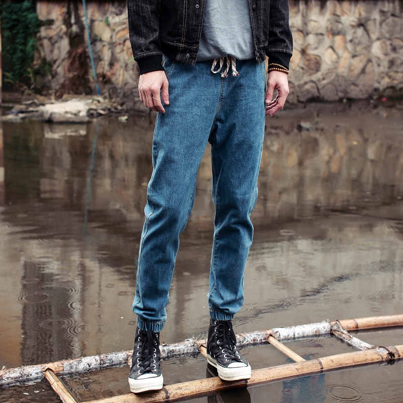 Jeans pour adolescent Sarouel en coton pour automne - Ref 1463408 Image 1