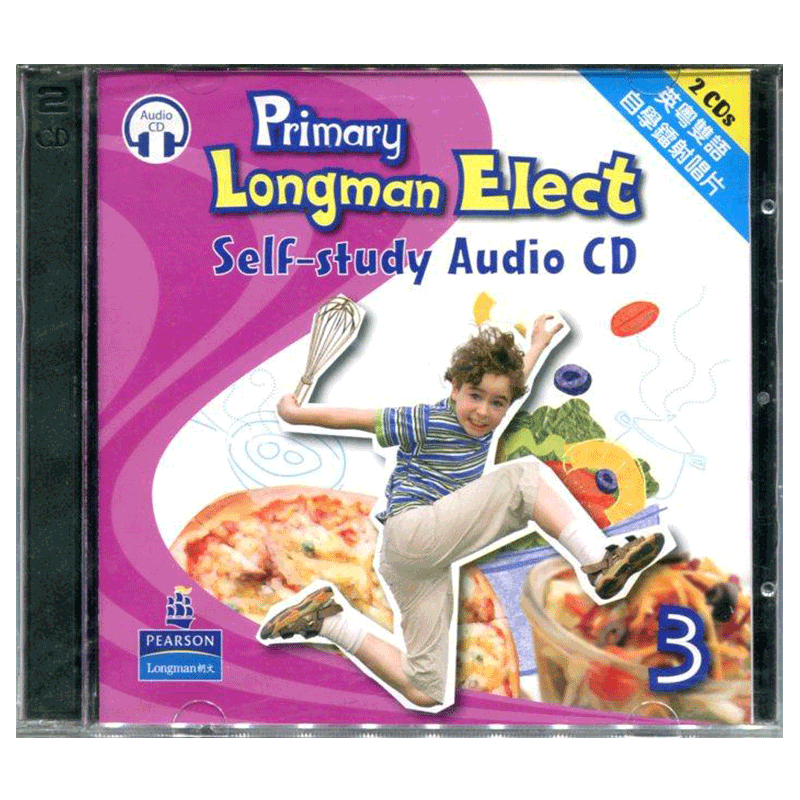 原版进口培生朗文小学6-12岁英语教材 Primary Longman Elect 3 自学CD