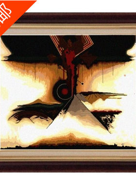 尚美绒绣 毛线绣 半针绣 绒线绣 抽象系列 无题 正品手工艺品