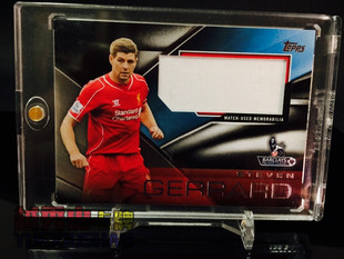 杰拉德Topps英超1415赛季 25编球衣卡利物浦英格兰 越秀山精品