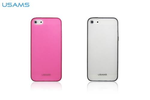 正品USAMS优胜仕iphone5s保护套SE外套超薄彩色果冻套软胶套特价