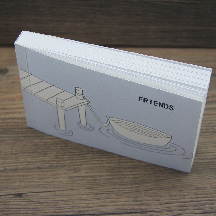 friend致青春送友情兄弟同学好朋友同事学生闺蜜挚友 手翻书画册