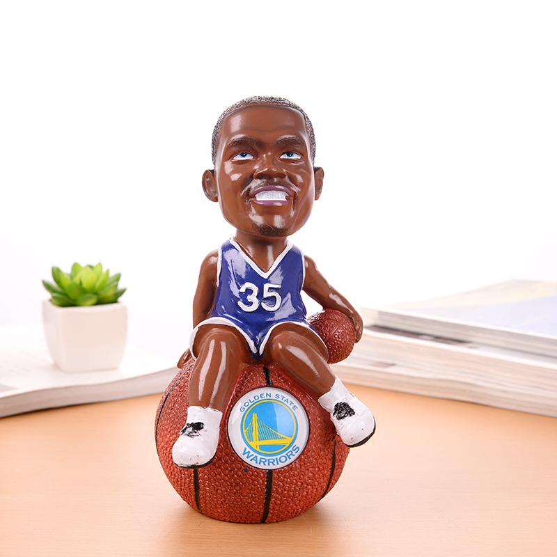 篮球球星玩偶模型人偶储蓄罐手办公仔韦德詹姆斯库里科比明星礼品