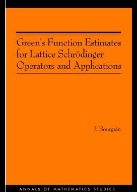 【预售】Green's Function Estimates for Lattice Schrodinge