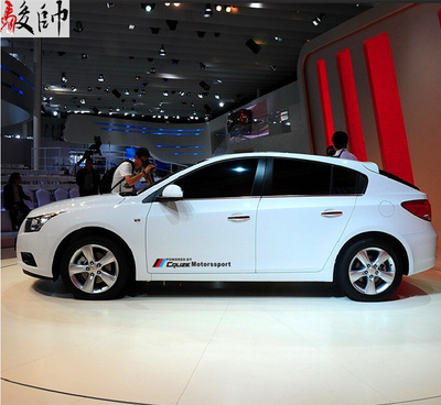 专用于科鲁兹车门装饰贴纸CRUZE车门贴 遮划痕侧门贴个性反光车贴