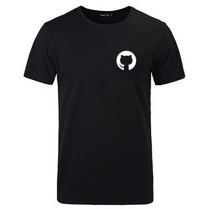 范品社 github章鱼猫 开源程序员理工男编程GEEK纯棉夏装短袖T恤