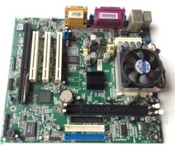 联想QDI 810T370主板+CPU+风扇 带ISA 工控、税控、医疗专用 主板