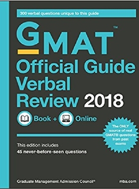 【预订】Gmat Official Guide 2018 Verbal Revi...