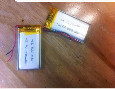 3.7V聚合物锂电池 522040 052040 502040 380MAH MP3 点读笔电池