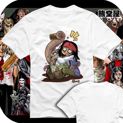 加勒比海盗约翰尼德普Johnny Depp  |衣服短袖t恤