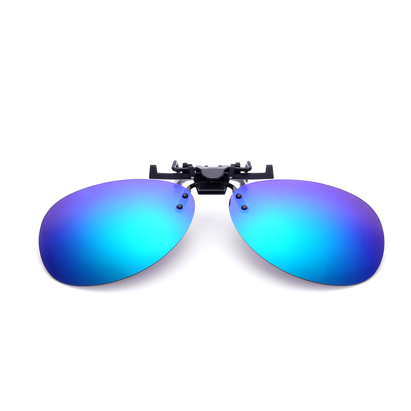 杰森偏光近视太阳镜眼睛潮墨镜夹片式开车司机蛤蟆炫彩眼镜男女款