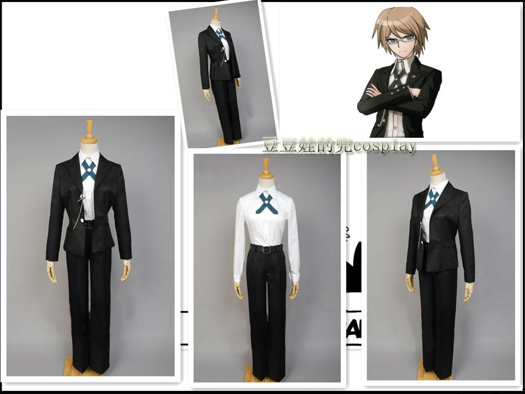 cosplay动漫游戏弹丸论破苗木誠十神白夜cos服免邮定制