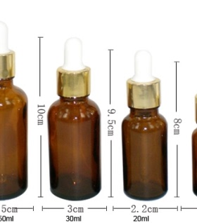 包邮50.100毫升玻璃精油瓶精油滴管瓶调配瓶分装瓶胶头滴管瓶