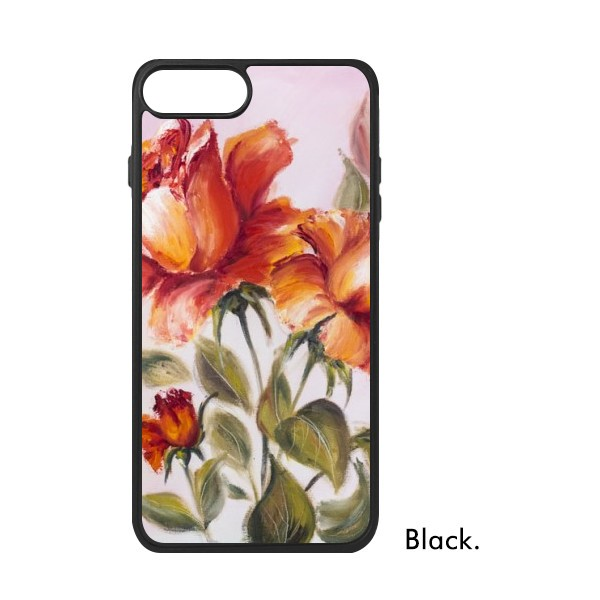 适用于iPhone静物油画鲜花玫瑰Xr手机壳max保护套678plus硅胶11