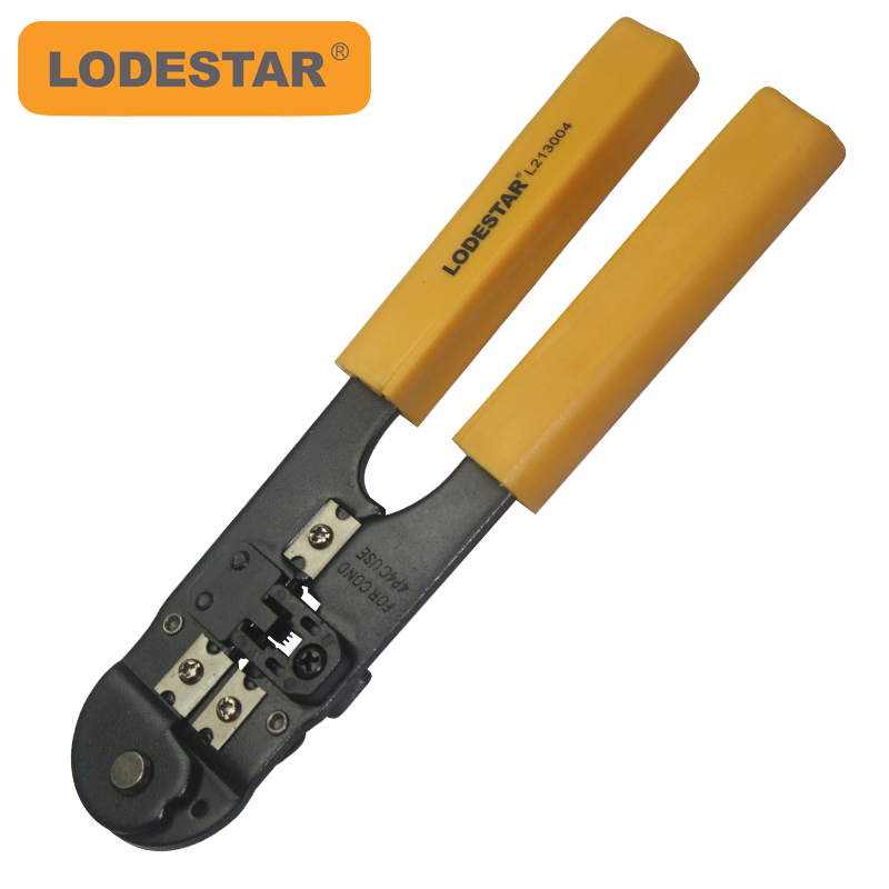 Lodestar/乐达 4P/6P/8P/10P电话接头压线钳 电话水晶头压接钳子