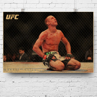 UFC海报唐纳德塞罗尼牛仔DonaldCerroneMMA格斗功夫拳击装饰挂画