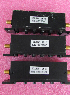K&L进口 5C50-4450/T100-0/0 4.45GHz SMA母射频同轴带通滤波器