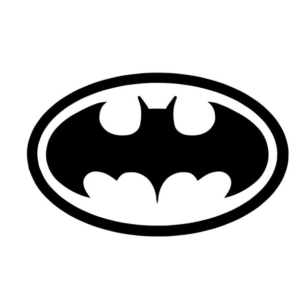 绮丽屋动漫周边欧美蝙蝠侠batman标志墙贴电脑贴满百包邮淘金币