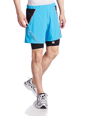 奥递乐越野跑马拉松肌力压缩短裤Odlo Integrated MF Vis Short