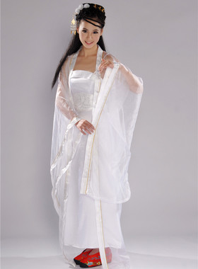 西游记女妖精服装白骨精蜘蛛精古装唐风七仙女唐装汉服演出服装