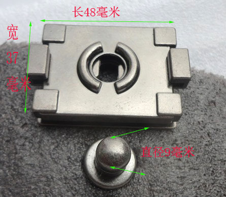 金属小香包专用锁配件古银色锁扣卡锁配件盖头锁包包五金配件