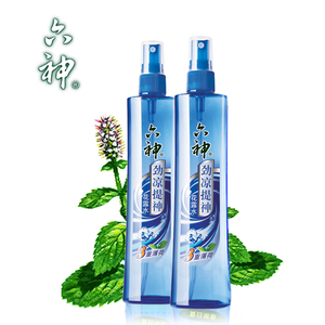 六神180ml花露水3重薄荷喷雾2瓶避暑神器学生家庭用