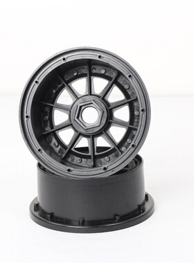 Rovan baja 5B/5T/5SC 金属六角内核前轮毂 嵌入金属结合器槽