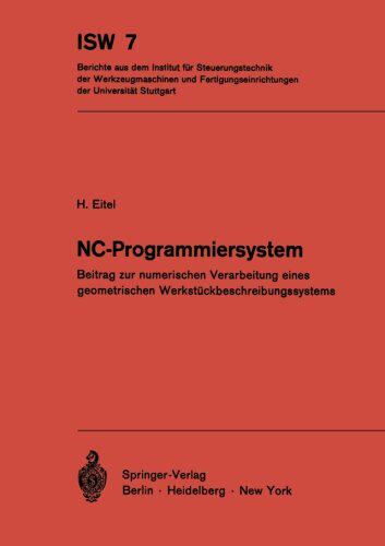 【预订】NC-Programmiersystem: Beitrag Zur Nu...