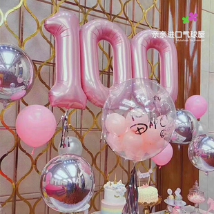 糖果藍(lán)粉色數(shù)字01鋁膜氣球婚慶生日慶典裝 飾布置氣球大號(hào)數(shù)字氣球