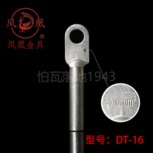 B级 正品 一只价 16MM2铜鼻子接线端子 凤凰DT镀锡堵油式 铜接头