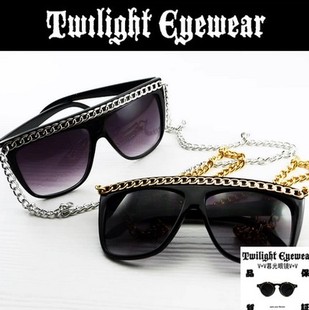 日本明星款潮人金属圆形装逼墨镜近视有度数太阳眼镜金钟国太阳镜