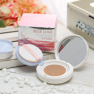 蓝色之恋雪润气垫粉凝霜气垫BB霜裸妆遮瑕强保湿 持久提亮肤色正品