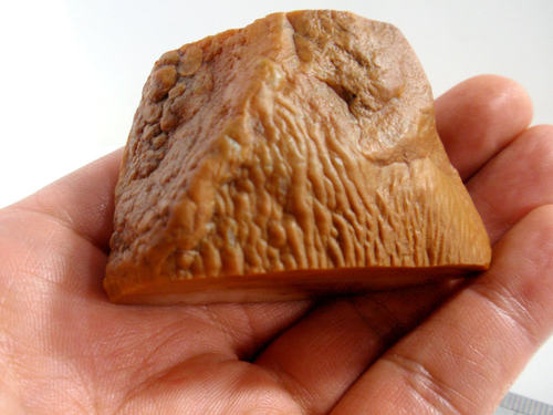 纯天然黄龙玉印章黄蜡石印章雕料胶蜡冻蜡台山玉霍山玉15-7-9